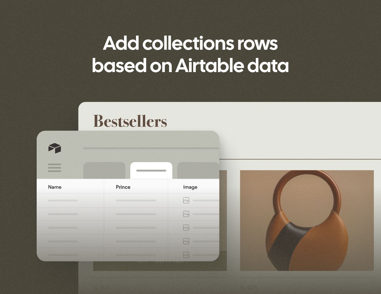 Add collections rows based on Airtable data