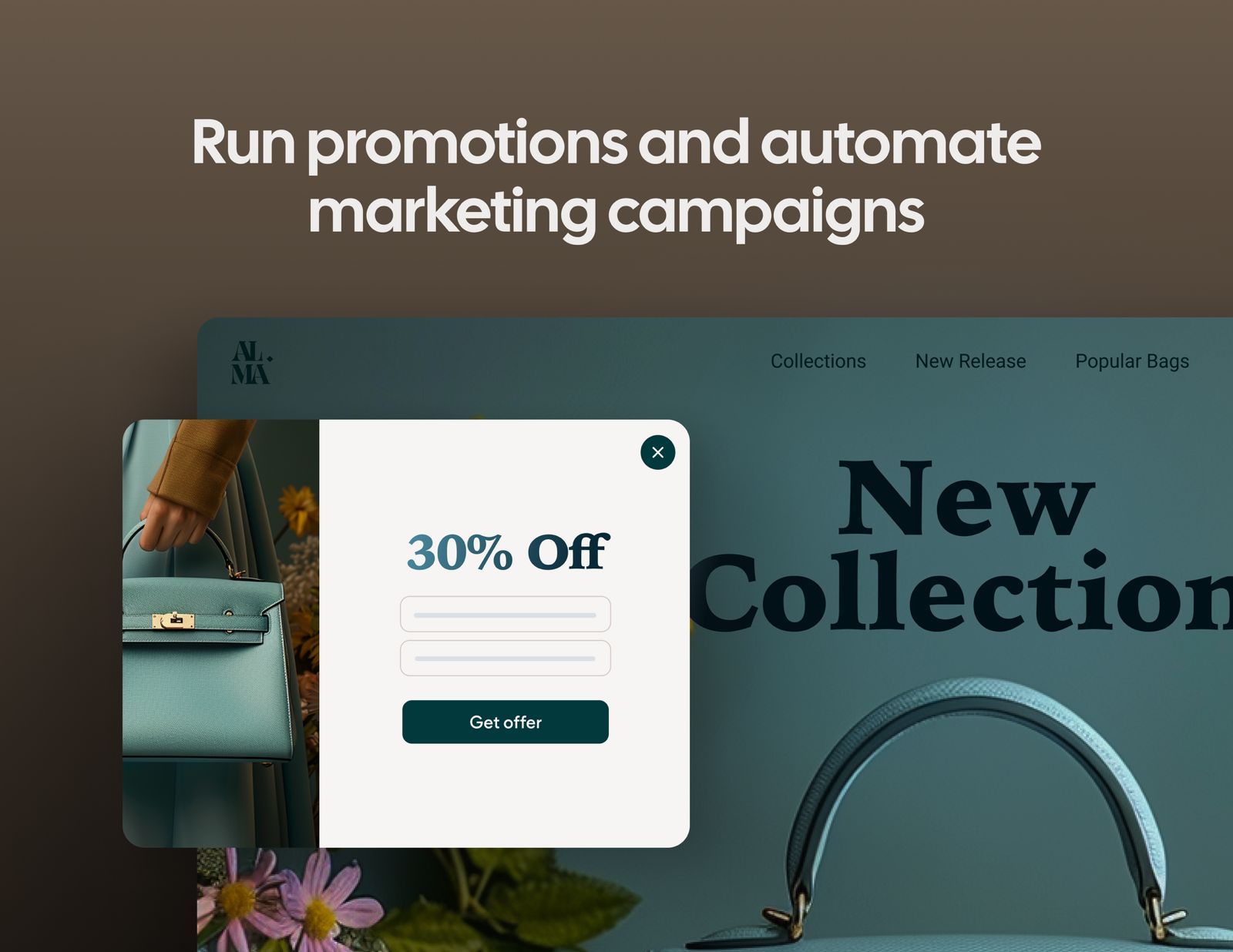 Run promotions and marketing campaigns